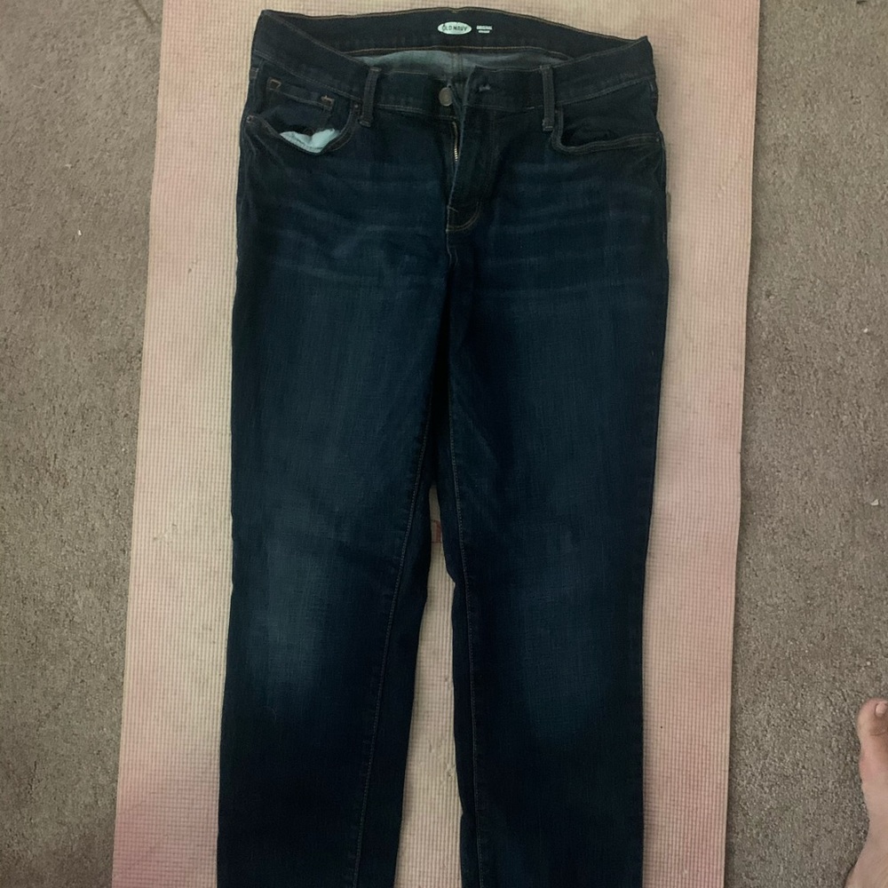 Straight leg jeans